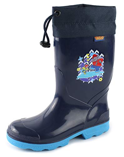 YUMP YUMPZ BENJAMIN BLÜMCHEN Regenstiefel -Made in Italy- Winterfest, Leicht und Weich - Wasserdichte Kinder Gummistiefel mit optimaler Passform in Gr. 22 von YUMP YUMPZ