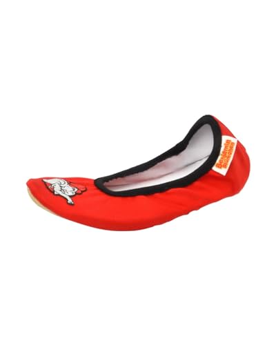 YUMP YUMPZ Benjamin BLÜMCHEN - Baumwolle ROT/schwarz - Gymnastikschuhe aus Baumwolle in Gr. 30 von YUMP YUMPZ