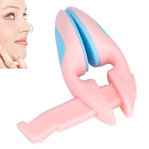 Nose Shaper Lifter Clip, Silikon Nose Beauty Clip, Professioneller Nasensteg Anheben Abnehmen Clips Glätteisen Korrektor für Damen Herren(Rosa) von YUYTE