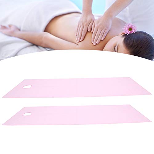 Salon Bettlaken, 2 Stück Schönheitssalon Bettlaken Atmungsaktiv ölbeständig Wasserdicht SPA Massagetisch Deckblatt(pink) von YUYTE
