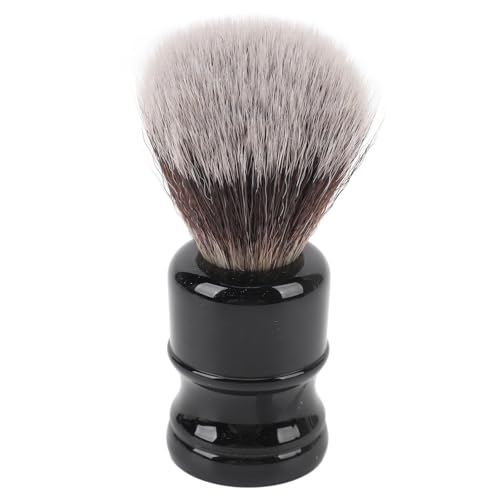 Shaving Brush, Bart Schaumbürste mit Gebogenem Griff und Synthetischen Borsten, Einfache Reinigung und Effektive Schmutzentfernung, Geschenk für Herren von YUYTE