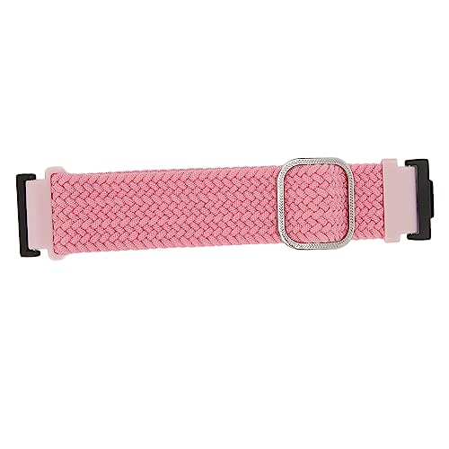 YUYTE Verstellbares, Gewebtes Sport-Ersatzarmband für Watch 2 – Elastisch, Schnell Trocknend, Geeignet für Sport mit Einfacher Installation (Rosa) von YUYTE