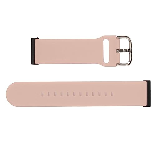 YUYTE Verstellbares Silikon-Uhrenarmband, Spartan HR Baro und Sportliche Knopfschnalle, Silikon-Armbänder für Männer und Frauen, Bequemes und Schweißfestes Ersatz-Uhrenarmband (PINK) von YUYTE