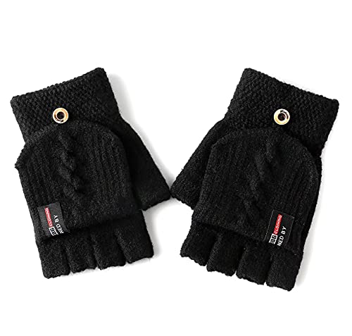 YVIIWL Fingerlose Thermo Handschuhe Touchscreen Winter Warme Herren Damen Kinder Fahrrad Mtb Arthrose von YVIIWL