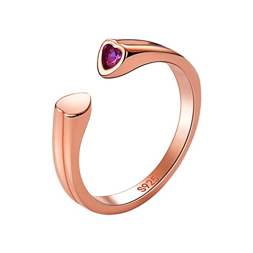 YWJewly Verstellbare Mutter-Tochter-Ringe für Mutters Allgleiches Öffnung Mode Mode Ring Weiblicher Zeigefinger Ring Personalisierte Einstellbare Luxus Ring Ringe Draht Kranz Ringe (Pink, One Size) von YWJewly