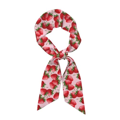 YXDVPALNE Erdbeeren mit rosa Hintergrund Halstücher, Kopftuch, Halstuch, Stirnband, Damenmode-Schal YXDVPALNE Erdbeeren mit rosa Hintergrund Halstücher, Kopftuch, Halstuch, Stirnband, Damenmode-Schal von YXDVPALNE