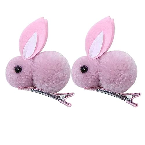 1PC Flauschige Ostern Hase Haarspangen Kawai Cartoon Haar Scrunchies Kaninchen Plüsch Elastische Mädchen Zubehör Haar Stirnband Hairpi von YXRRVING