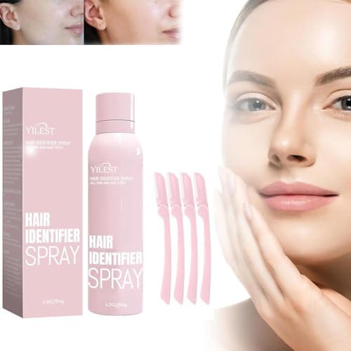 Haar-Identifikationsspray für die Gesichtsrasur, Haar-Identifikationsspray für Dermaplaning, feuchtigkeitsspendendes und hautpflegendes Dermaplaner-Set, Haut-Dermaplaning-Spray für Gesicht, Haar-Identifikationsspray für die Gesichtsrasur, Haar-Identifikationsspray für Dermaplaning, feuchtigkeitsspendendes und hautpflegendes Dermaplaner-Set, Haut-Dermaplaning-Spray für Gesicht, von YXRRVING