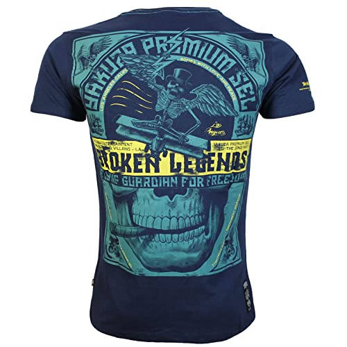 Yakuza Premium Herren T-Shirt 3409 Navy dunkelblau L von Yakuza Premium