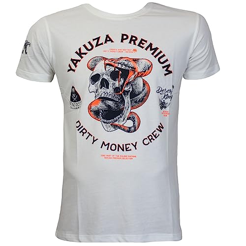 Yakuza Premium Herren T-Shirt 3501 Natur weiß von Yakuza Premium