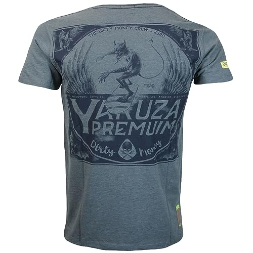 Yakuza Premium Herren T-Shirt 3512 blaugrau XL von Yakuza Premium