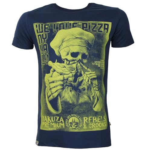 Yakuza Premium Herren T-Shirt 3601 dunkelblau L von Yakuza Premium