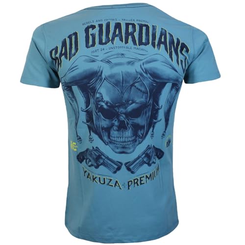 Yakuza Premium Herren T-Shirt 3609 blau L von Yakuza Premium