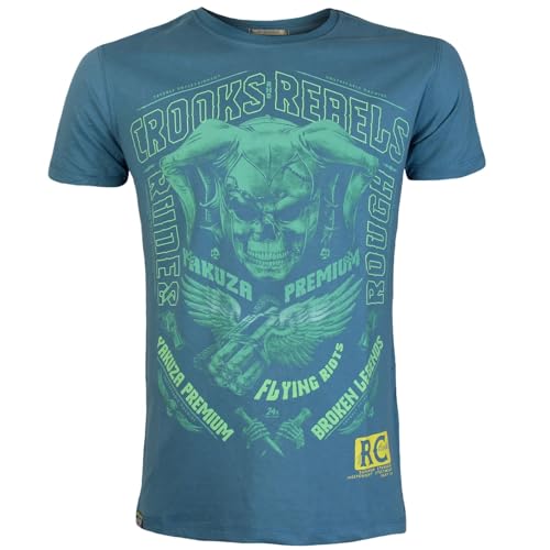 Yakuza Premium Herren T-Shirt 3616 blau XL von Yakuza Premium