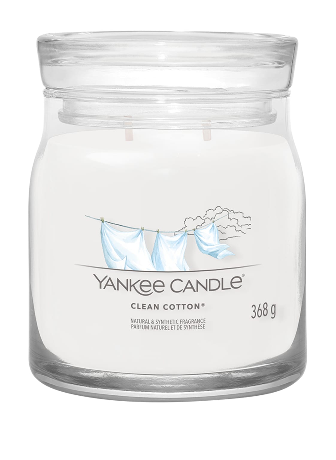 Yankee Candle Clean Cotton Duftkerze 368 g von Yankee Candle
