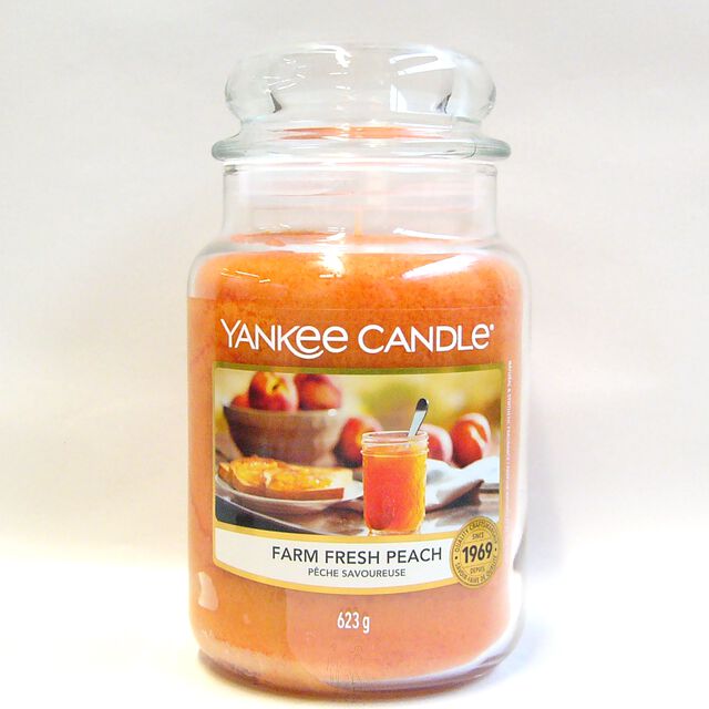 Yankee Candle Duftkerze 623 g Farm Fresh Peach von Yankee Candle