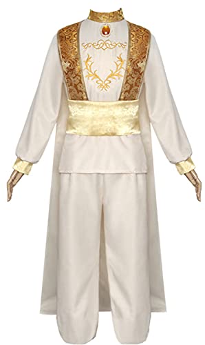 Yanny Erwachsene Arabische Prinz Prinzessin Cosplay Frauen Aladdin Jasmine Kostüm Männer Straße Ratte Outfits Märchen Halloween Anzüge (3XL, Stil 3) von Yanny