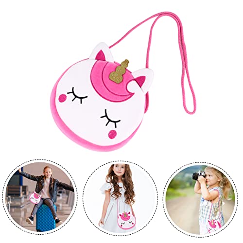 Yardenfun 1 Stück Einhorn Umhängetasche Tragbare Wickeltasche Bezaubernde Umhängetasche Party Einhorn Tasche Schöne Straddle Tasche Einzelne Schultertasche Cartoon Tasche Für Kinder von Yardenfun