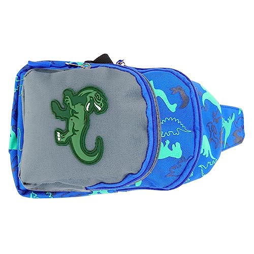 Yardenfun 1 Stück Kinder Dinosaurier Gürteltasche Kindertasche Cartoon Kindertasche Umhängetasche Hüfttasche Brusttasche von Yardenfun