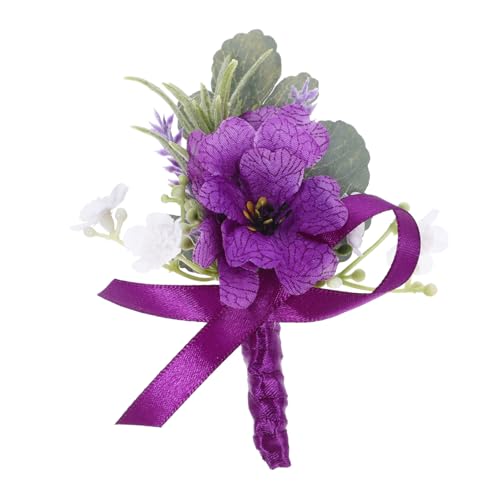 Yardenfun Herren Corsage Anstecknadeln Broschen Für Herren Anzüge Boutonniere Für Den Bräutigam Boutonniere Pins Für Männer Bräutigam Boutonniere Anstecknadeln Für Männer Corsage von Yardenfun