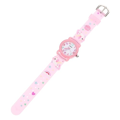 Yardenfun Kinder Cartoon Uhr Kinder Armbanduhr Studentenuhr Kinder Quarzuhr Studenten Armbanduhr Kinderuhr Mädchen Quarzuhr Mädchen Uhr Einhorn Armbanduhr Kinderuhr von Yardenfun