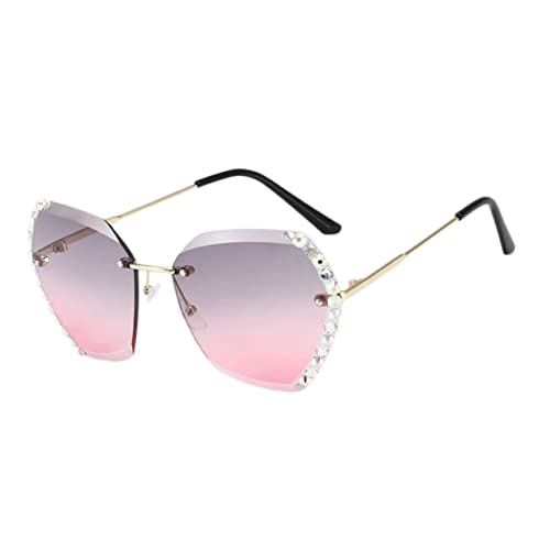 Yardenfun 1stk Lustige Brille Sommer Brillen Geburtstagsfeier Stylische Brille Für Damen Espejuelos Para Mujer Farbige Gläser Rosa Fräulein Sonnenbrille Überdimensioniert von Yardenfun