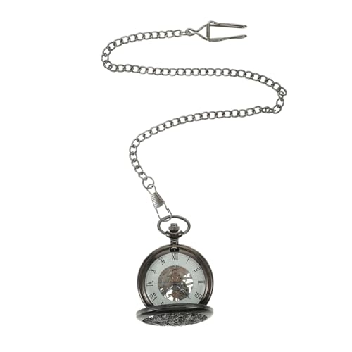 Yardenfun Taschenuhr Zum Aufhängen Muscheluhr Vintage Hängeuhr Retro Hängeuhr Römische Ziffernuhr von Yardenfun