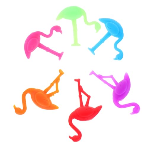 Yardwe 6 Stück Flamingo Glasmarkierer Wiederverwendbare Weinglasmarker für Partys Hochzeiten und Veranstaltungen Getränke Markierungen für Identifikation Gläser Yardwe 6 Stück Flamingo Glasmarkierer Wiederverwendbare Weinglasmarker für Partys Hochzeiten und Veranstaltungen Getränke Markierungen für Identifikation Gläser von Yardwe