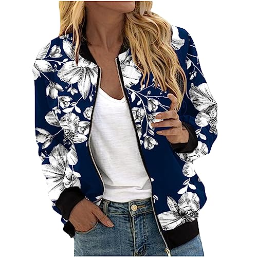 Ybing Bomberjacke Mädchen Damen Einfarbig/Blumenmuster Frühlingsjacke Leichte Sommerjacke Sommer Reißverschluss College Jacke Dünne Pilotenjacke Übergangsjacke Fliegerjacke Prime of Day 2025 Angebote Ybing Bomberjacke Mädchen Damen Einfarbig/Blumenmuster Frühlingsjacke Leichte Sommerjacke Sommer Reißverschluss College Jacke Dünne Pilotenjacke Übergangsjacke Fliegerjacke Prime of Day 2025 Angebote von Ybing