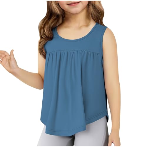 Ybing Die Discounter Tank Top Mädchen Elegante Plissiertes Tanktops Einfarbig Trägershirts Locker Rundhals Bluse Sommer Unterhemd Leichte Oberteile Bequem Ärmellos Ybing Die Discounter Tank Top Mädchen Elegante Plissiertes Tanktops Einfarbig Trägershirts Locker Rundhals Bluse Sommer Unterhemd Leichte Oberteile Bequem Ärmellos von Ybing