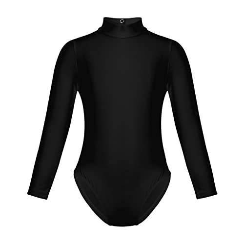 Yeahdor Kinder Mädchen Ballettbody Langarm Gymnastik Trikot Rollkragen Turnbody Turn-Leotard Eiskunstlaufen Akrobatik Tanzkleidung Schwarz 146-152 Yeahdor Kinder Mädchen Ballettbody Langarm Gymnastik Trikot Rollkragen Turnbody Turn-Leotard Eiskunstlaufen Akrobatik Tanzkleidung Schwarz 146-152 von Yeahdor