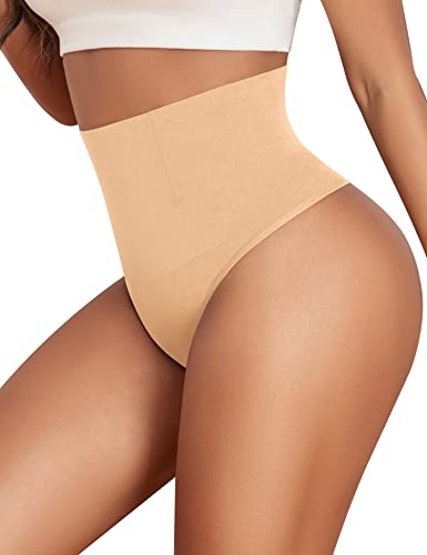 Yeblues Damen Bauchweg Unterhose Shapewear,Shape Stark Formende Body Shaper,Shaping Hosen Slip Unterwäsche Hose Tanga String Miederhose Bauch Weg Unterhosen von Yeblues