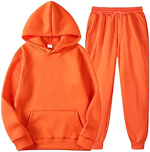 Yeehliny Herren Sportanzug Jogginganzug Pullover Hoodie + Jogging Hose Hoodie-Sporthose Jogging-Anzug Trainings-Anzug Streatwear Trainingsanzüge Tracksuit für Sport, Freizeit und Reisen von Yeehliny