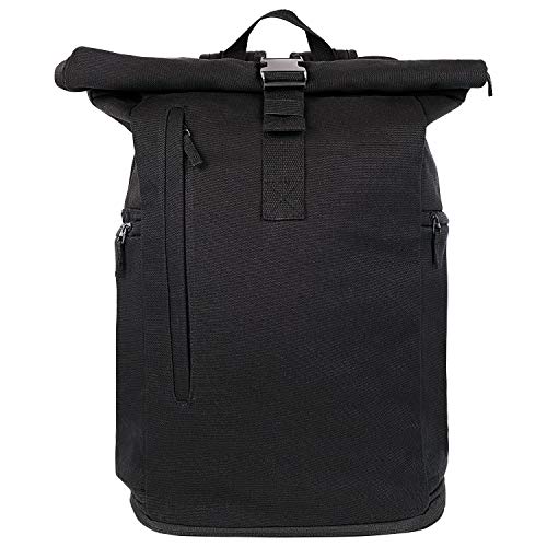 Multifunktionaler 20-30L Rolltop Rucksack aus Baumwolle-Canvas - Imprägnierter Herren Laptop Backpack - Handgepäck Business Daypack für Notebook von Yellowfit