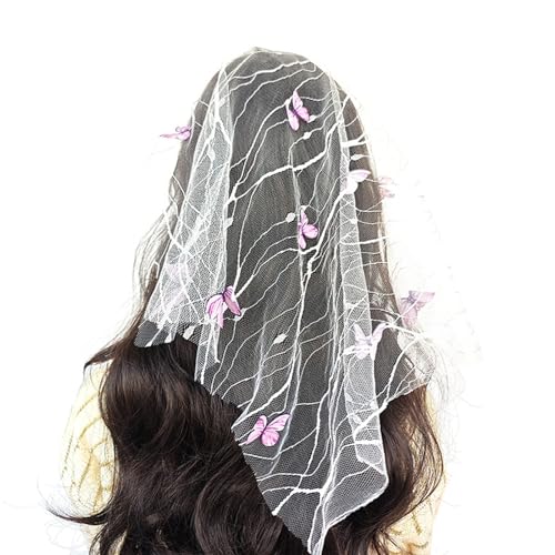 Schmetterlings-Fascinator für Cosplay, Party, Hochzeit, Festivals, Brautschmuck, Schmetterling, Stirnband, Flora, Kopfbedeckung, Hochzeit, Schmetterling, Stirnband für Erwachsene von Yfenglhiry