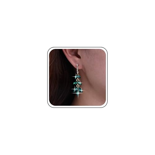Yheakne Vintage Smaragd Blatt Tropfen Ohrringe Grün Kristall Baumeln Ohrringe Smaragd Grün Ohrring Kristall Kronleuchter Ohrring Cz Strass Blatt Schmuck Für Frauen Yheakne Vintage Smaragd Blatt Tropfen Ohrringe Grün Kristall Baumeln Ohrringe Smaragd Grün Ohrring Kristall Kronleuchter Ohrring Cz Strass Blatt Schmuck Für Frauen von Yheakne