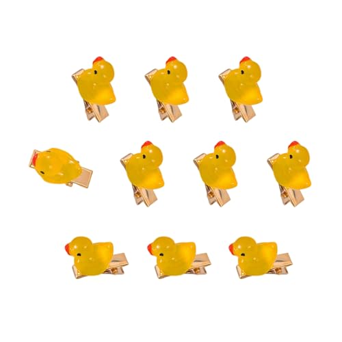 10pcs Entenform Haarnadel Gelbe Farbharzhaarclip Cartoon Barrettes Für Kinder Teens Party School Event 10pcs Entenform Haarnadel Gelbe Farbharzhaarclip Cartoon Barrettes Für Kinder Teens Party School Event von YiNLuax