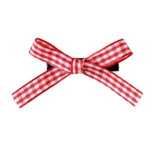 2 zarte Plaids Erdbeer-Seitenclip für süße Mädchen, Spitze Erdbeere, Bowler Hut, Mädchen, Haarspangen für Kinder von YiQinzcxg