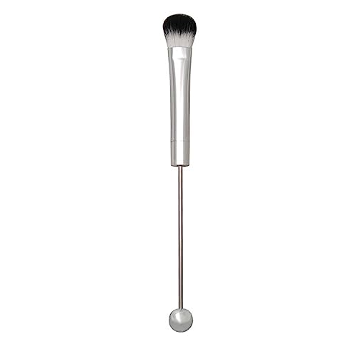 Augen-Make-up-Pinsel, Perlen-Kosmetikpinsel, Metallgriff, Make-up-Werkzeuge, abnehmbare Perlen, Lidschattenpinsel für Frauen, Make-up-Applikator von YiQinzcxg