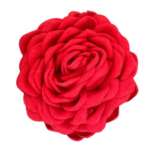 Haarklammer für Prinzessin, Kamelie, Rose, Haarspangen, Blumenschmuck, Haarnadel, Rosenverzierung, niedliche Haarspange für Damen von YiQinzcxg