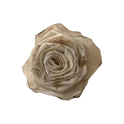 Stoff-Blumen-Brosche und Haarnadel für Frauen, Geschenk, Schmuck, Abzeichen, Hemd, Anstecknadel, Haarnadel, Haarschmuck, Blumen, Haarnadel, Brosche von YiQinzcxg