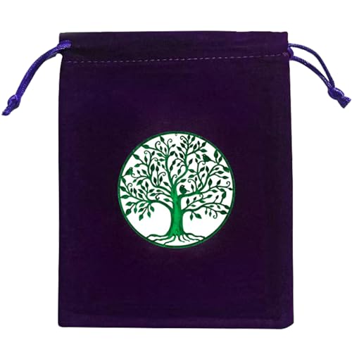 YiQinzcxg Divinations Tarotkarten-Würfeltasche, Hochzeitstasche, Tischdecke, Orakel, Kartenspiel, Tasche, Schmuckaufbewahrung, Kordelzug, Tarot-Taschen, Tarotkarte mit Kordelzug, J003 von YiQinzcxg