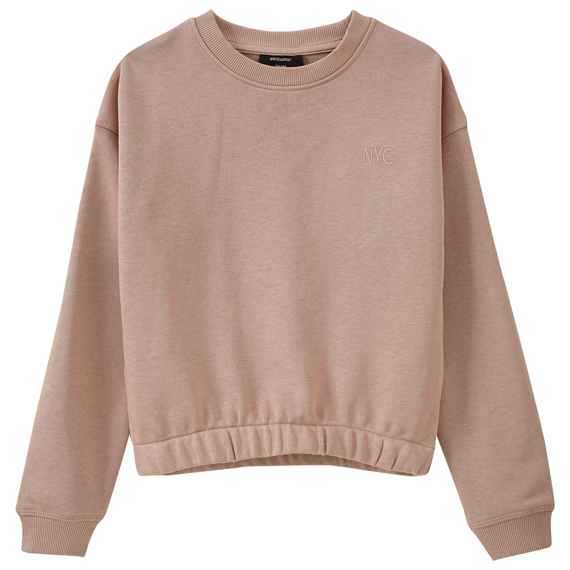 Mädchen Sweatshirt im Cropped-Look von Yigga