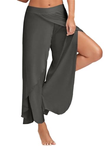 Hosen Damen Sporthose Yogahosen Sport Pumphose Haremshose Leichte Sommerhose Marlene Hose Grau M Hosen Damen Sporthose Yogahosen Sport Pumphose Haremshose Leichte Sommerhose Marlene Hose Grau M von Yigoo