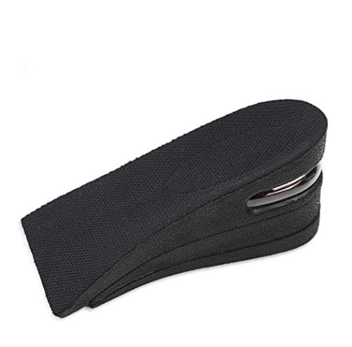 Unisex 3 Layer Halb Einlegesohlen Erhöhung für Damen und Herren, Air Cushion Unsichtbare Erhöhung Höhe Einlegesohle Schuh Pad Erhöhende Schuheinlagen für Alltag und Beruf,Einstellbare Einlegesohle von Yikoly