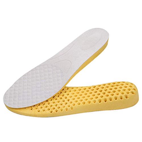 Yikoly 1 Unisex Einlegesohlen Erhöhung für Damen und Herren Unsichtbare Höhe Schuh Pad Erhöhende Schuheinlagen für Alltag und Beruf,Einstellbare,Atmungsaktive (1.5 CM/EU 40-44, Weiß) von Yikoly