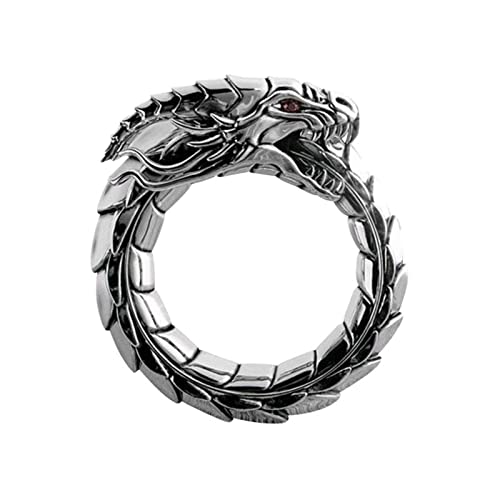 Einfacher Herzring – kle Nidhogg Form Geschenk Ring Ring Drache Diamant Ring Licht Diamant Ring Big Ring Diamant Legendärer Ring Ring Ringe Perlenringe für Teenager Mädchen, a, Einheitsgröße von Yinguo