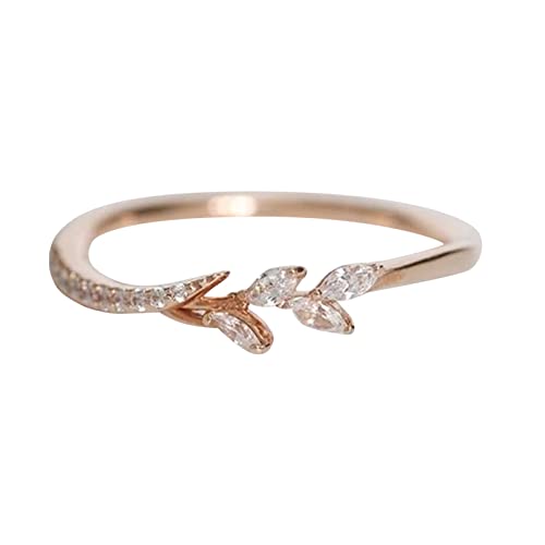 Herren-Ring, Silber, filigranes Design, Knoten-Set, Diamant-Mode-Ring, Licht, luxuriös, hochwertiger Ring, rose gold, 9 von Yinguo