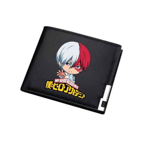 My He-ro Academ-ia Anime-Geldbörsen, Karikatur Portmonee Klein Kompakt, PU-Leder Geldbörse Brieftasche Wallet, für Kinder Fans(Color:Multicolor 4) von Yinova