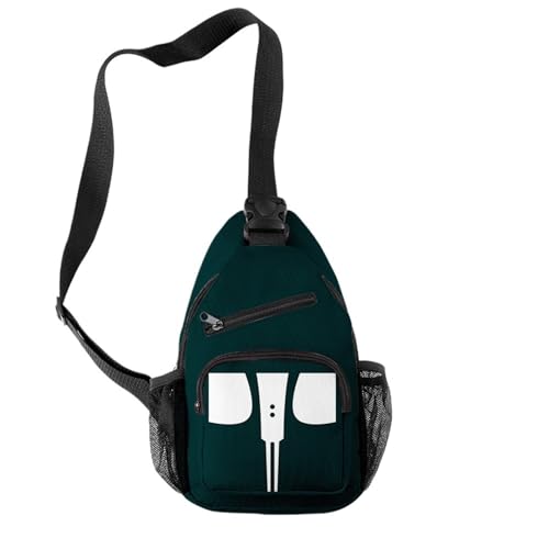 My He-ro Academ-ia Schultertasche Herren, Verstellbar Rucksack Klein, Anti-Diebstahl Crossbody Bag für Männer Frauen Wandern Reisen Radfahren(Color:Multicolor 11) von Yinova